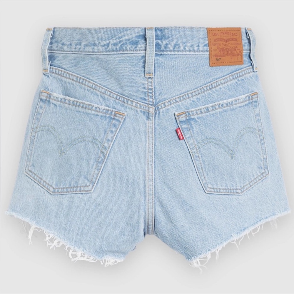 Levi's Light Blue Jean Shorts for Women